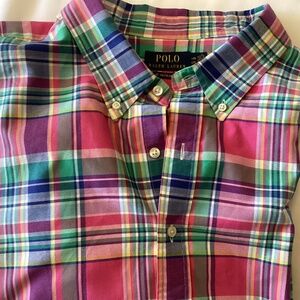 Men’s 4XB Ralph Lauren Untucked Fit Multicolored Striped-Nice